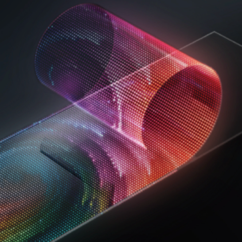 LED flexible film screen