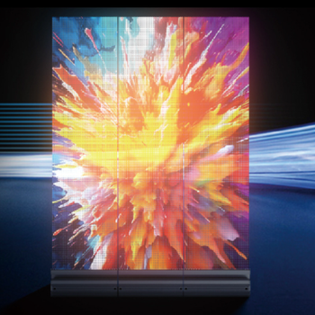 LED holographic screen